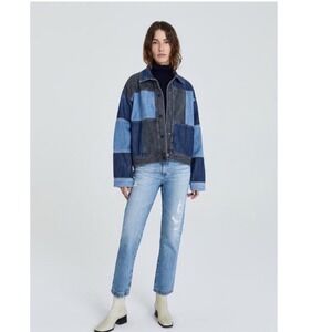 Adriano Goldschmied Kaya‎ Patchwork Jean Jacket Medium